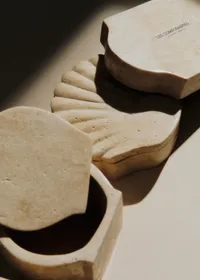 Boite Coquillage - Travertin naturel — view 4