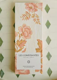 Boîte d'allumettes - Imprimé Sérénade Rose et Café — view 4
