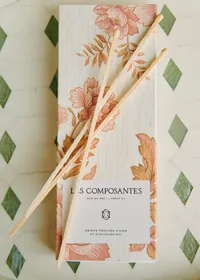 Boîte d'allumettes - Imprimé Sérénade Rose et Café — view 5