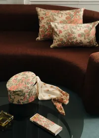 Boîte rangement ovale - petit modèle - Imprimé Bouquet Floral — view 4