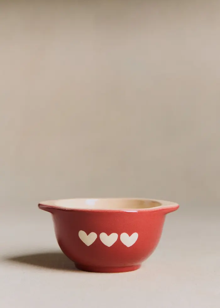 Bol petits coeurs - Sézane x Maison Roussot - Rouge
