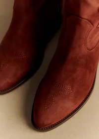 Bottes Jill - Acajou Bi-Matière — view 2