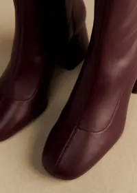 Bottines Aline - Bordeaux Lisse — view 2