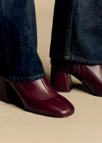 Bottines Aline - Bordeaux Lisse — view 3