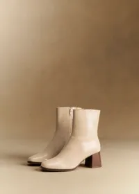 Bottines Axelle - Ecru Vernis — view 4