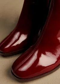 Bottines Axelle - Pourpre Vernis — view 4