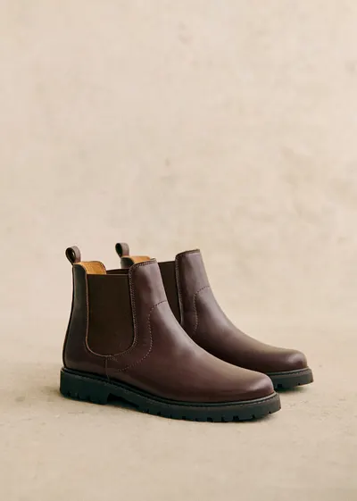 Bottines Charlie - Chocolat Lisse