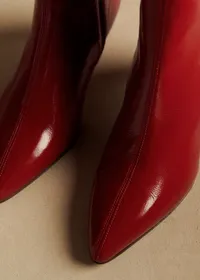 Bottines Garance - Rouge Vernis — view 5