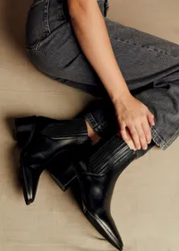 Bottines Johanne - Noir Glacé — view 2