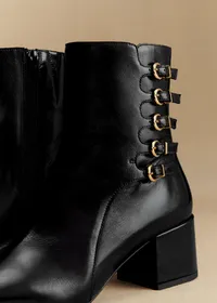 Bottines Leonie - Noir Vernis — view 2
