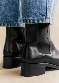 Bottines Low Agnès - Noir Glacé — view 3