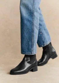 Bottines Low Agnès - Noir Glacé — view 4