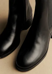 Bottines Low Agnès - Noir Glacé — view 5