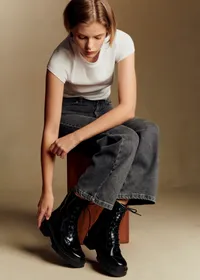 Bottines Low Ashley - Noir Glacé — view 2