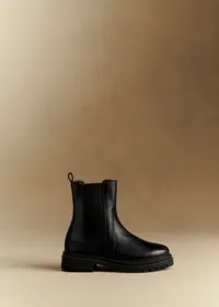 Bottines Low Lena - Cuir Noir Lisse — view 4