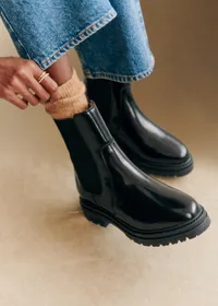 Bottines Low Lena - Noir Glacé — view 5