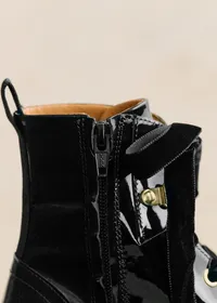 Bottines Low Niels - Noir Vernis — view 3