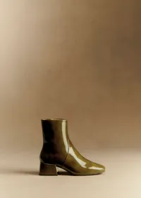 Bottines Low Paulette - Kaki Vernis — view 4