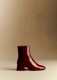 Bottines Low Paulette - Pourpre Vernis — view 2