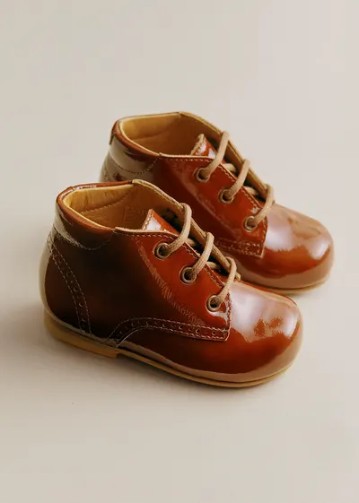 Bottines Timmy - Caramel Vernis
