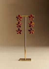 Boucles d'oreilles Blair - Rose Multi — view 3