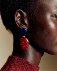 Boucles d'oreilles Carla - Bordeaux Multi — view 2
