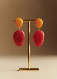 Boucles d'oreilles Carla - Rose Multi — view 3