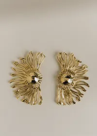 Boucles d'oreilles Célestine - Doré — view 2
