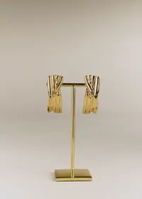 Boucles d'oreilles César - Doré — view 3