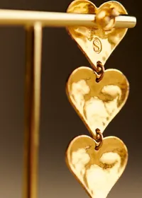 Boucles d'oreilles Erica - Doré — view 3