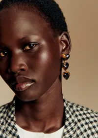 Boucles d'oreilles Erica - Ecaille — view 2