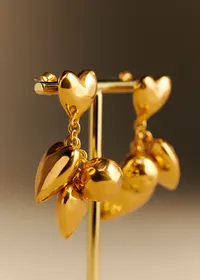 Boucles d'oreilles Freya - Doré — view 4