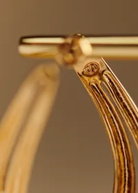 Boucles d'oreilles Gina - Doré — view 2