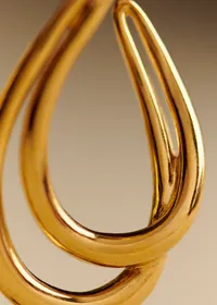 Boucles d'oreilles Gina - Doré — view 3