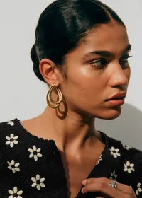Boucles d'oreilles Gina - Doré — view 4