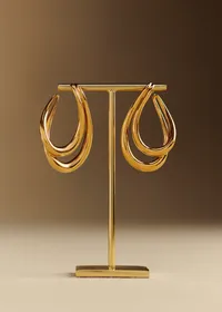 Boucles d'oreilles Gina - Doré — view 5