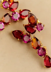 Boucles d'oreilles Helene - Rose Multi — view 3