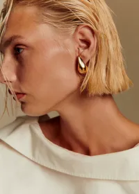 Boucles d'oreilles Justine - Doré — view 2