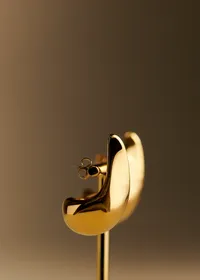Boucles d'oreilles Justine - Doré — view 4