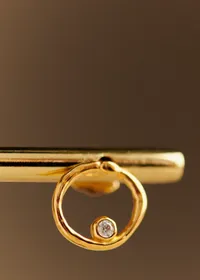 Boucles d'oreilles Laurette - Doré — view 2