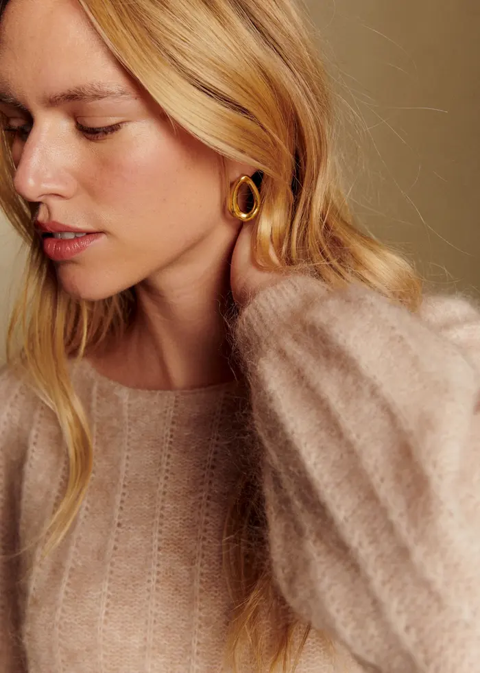 Boucles d'oreilles Lou - Doré
