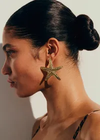 Boucles d'oreilles Mara - Doré — view 2