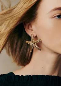 Boucles d'oreilles Mara - Doré — view 3