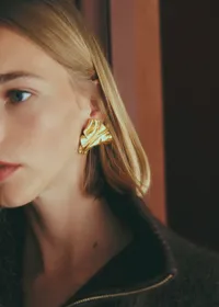 Boucles d'oreilles Nora - Doré — view 2