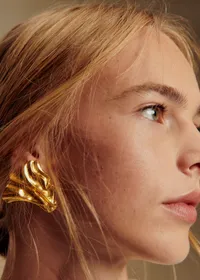 Boucles d'oreilles Nora - Doré — view 4