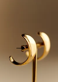 Boucles d'oreilles Orphée - Doré — view 4