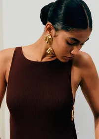 Boucles d'oreilles Salomé - Doré — view 3