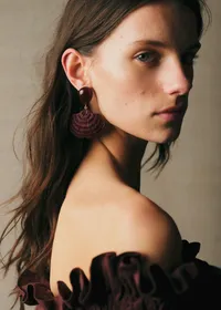 Boucles d'oreilles Valeria - Brun — view 3