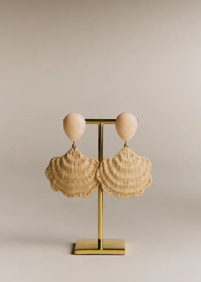 Boucles d'oreilles Valeria - Naturel