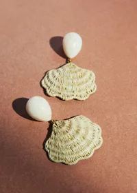 Boucles d'oreilles Valeria - Naturel — view 4